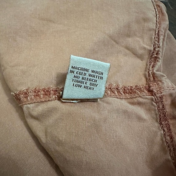 XCVI Short Sleeve Wearable Shift Dress Collared in Rust - Picture 8 of 9